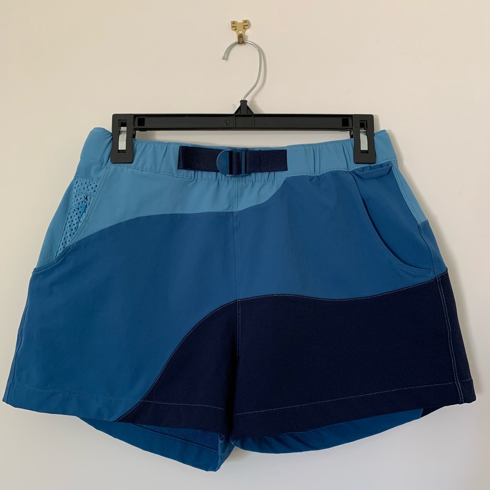 Outdoor Voices Blue RecTrek Hike Shorts Small
